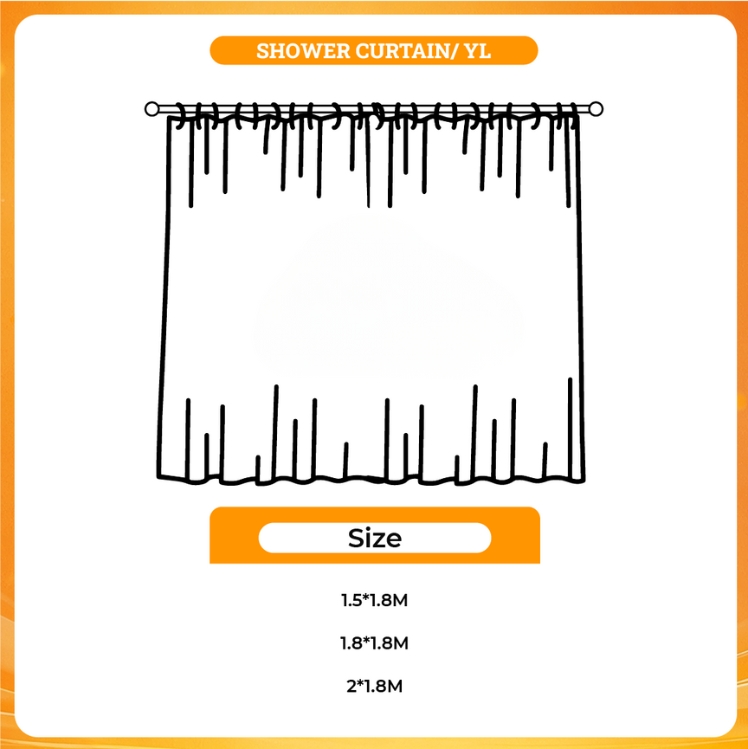 3D shower curtain - MGK UK Shop