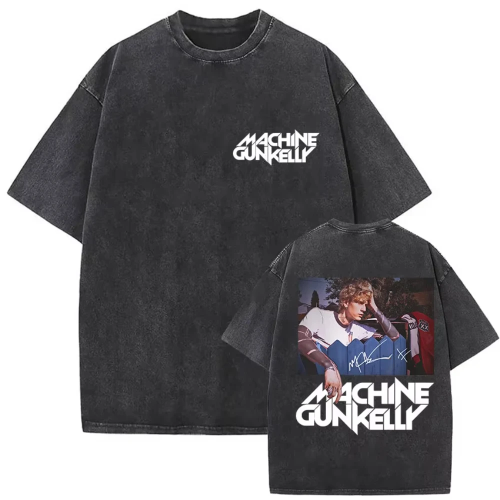 Machine Gun Kelly Rapper MGK Mineral Wash T-shirt