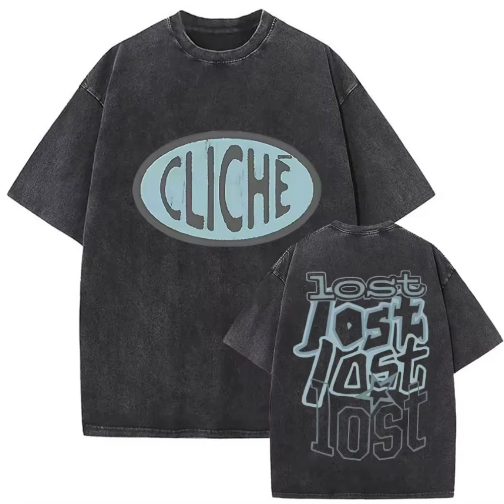 Cliché Lost Rapper MGK Mineral Wash T-shirt