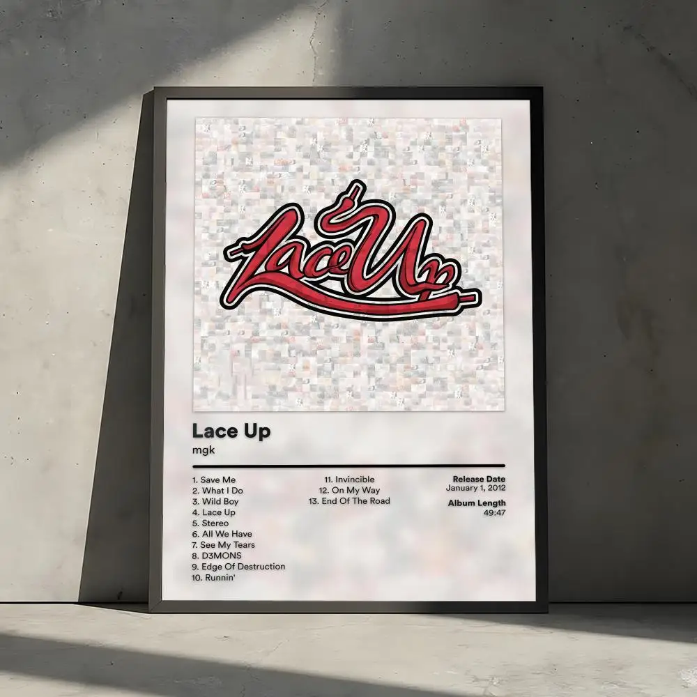 Lace Up - Mgk Machine Gun Kelly Wall Art