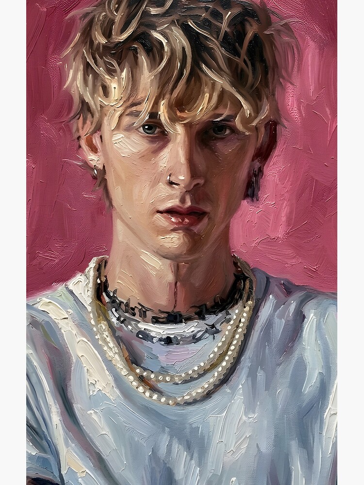 Mgk Oil Painting Shower Curtain - Image 2