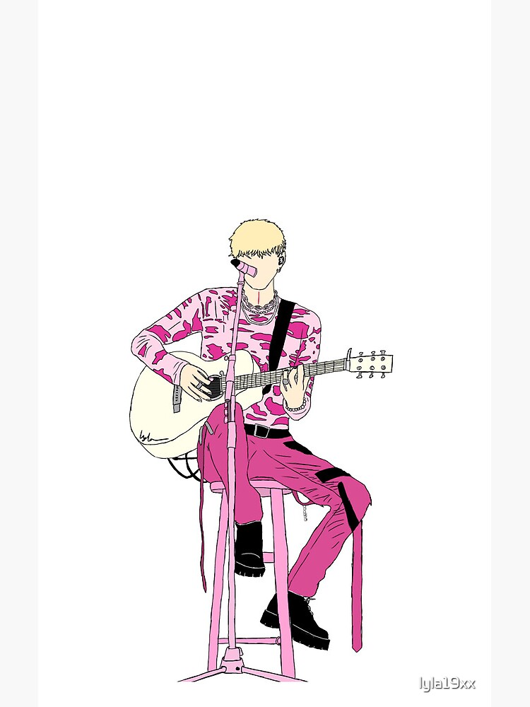 Machine Gun Kelly Xxmas Shower Curtain - Image 2