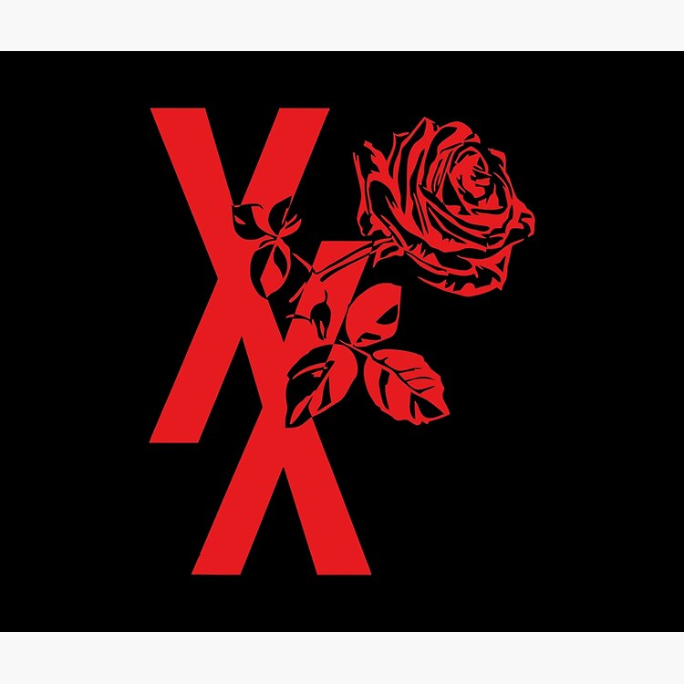 Mgk Xx Red Roise Flower Tote Bag - Image 2