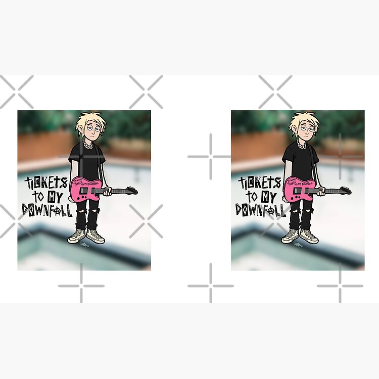 Mgk Tickets To My Downfall With Background Mug - Image 2