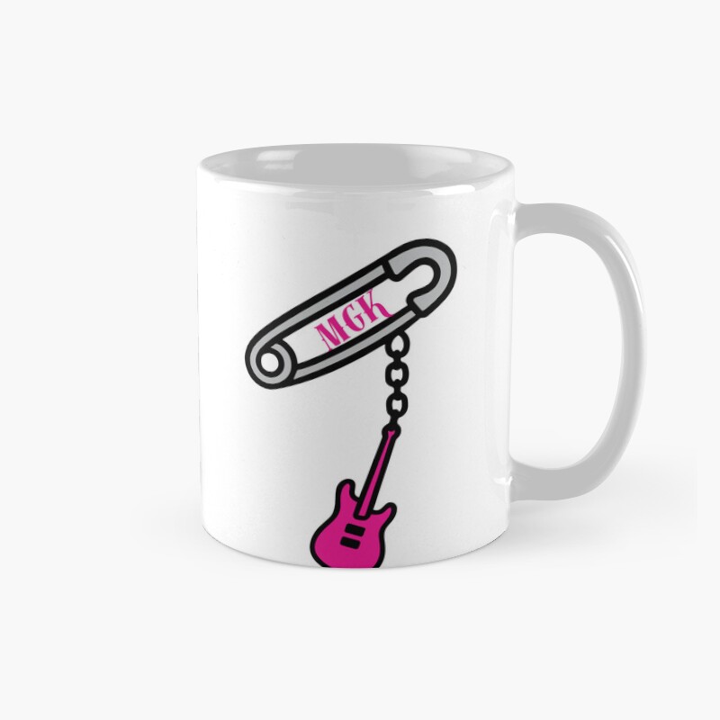 Mgk Safety Pin Guitar Mug