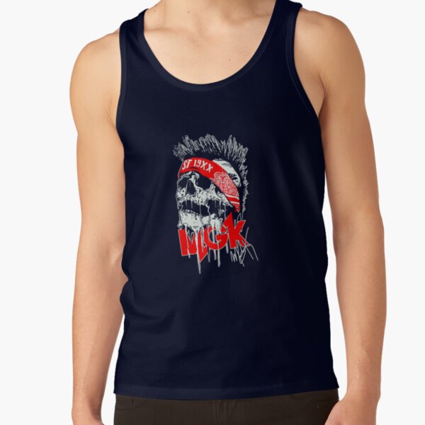 Vintage Machine Gun Kelly Men T Shirt Black Tank Top - Image 5