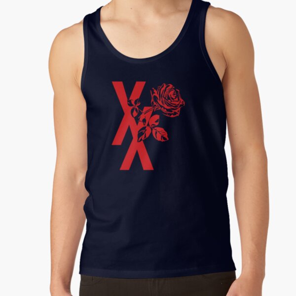Mgk Xx Red Roise Flower Tank Top - Image 5