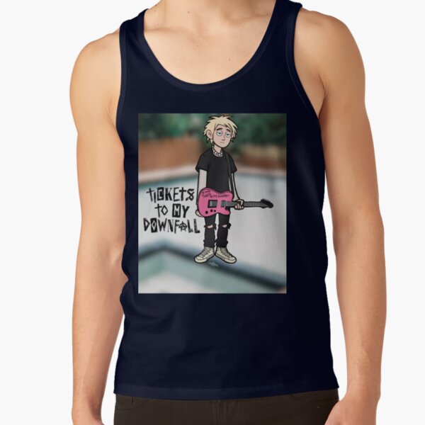 Mgk Tickets To My Downfall With Background Tank Top - Image 5
