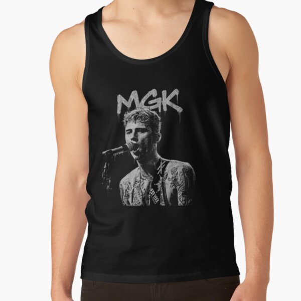 Mgk Black White Design Tank Top - Image 2