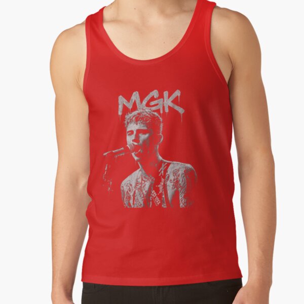 Mgk Black White Design Tank Top - Image 4