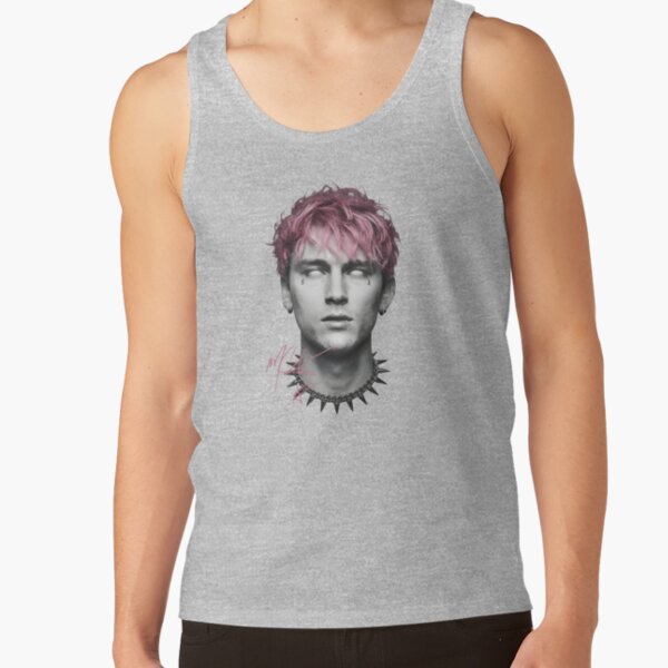 Mgk All-white Eyes Tank Top - Image 3