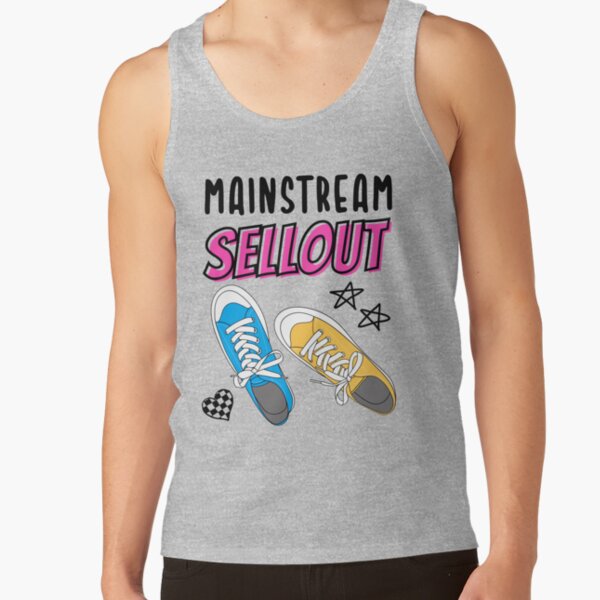 Mainstream Sellout Mgk Tribute Sneakers Design Tank Top - Image 3