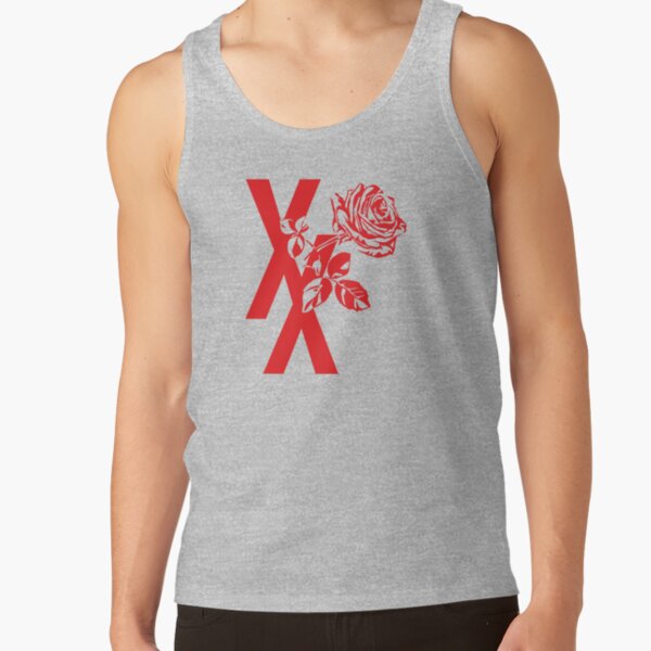 Mgk Xx Red Roise Flower Tank Top - Image 3
