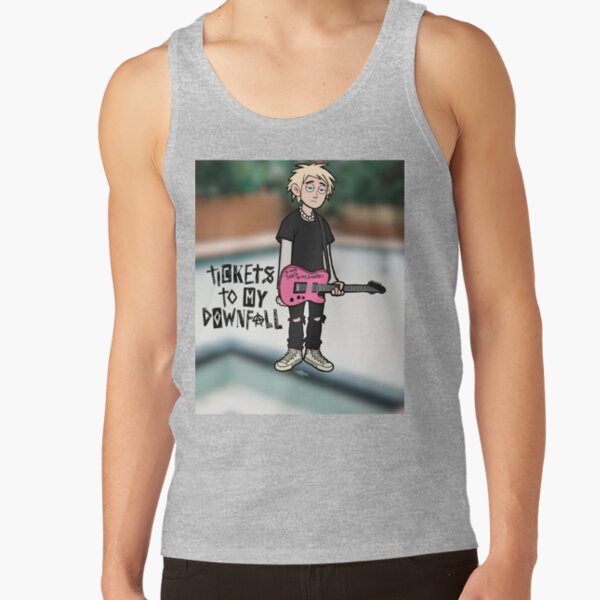 Mgk Tickets To My Downfall With Background Tank Top - Image 3