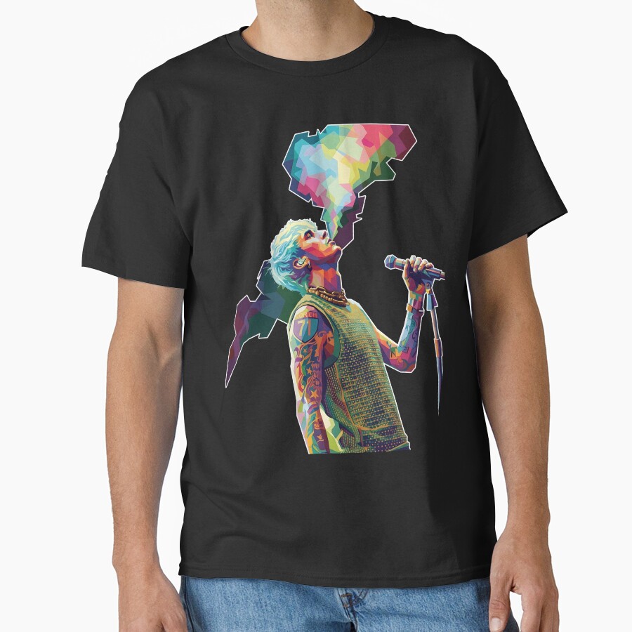 Mgk Pop Art Colorful T-shirt