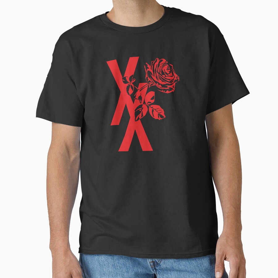 Mgk Xx Red Roise Flower T-shirt