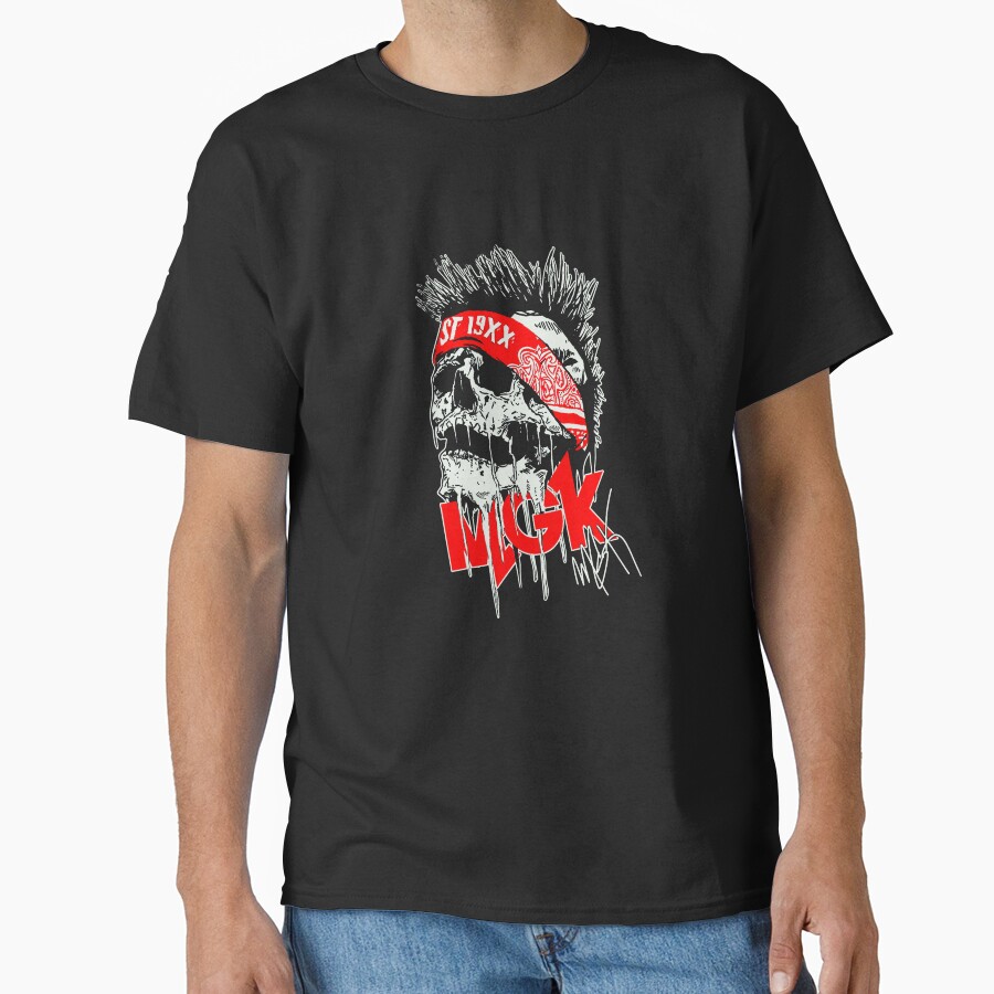 Vintage Machine Gun Kelly Men T Shirt Black T-shirt