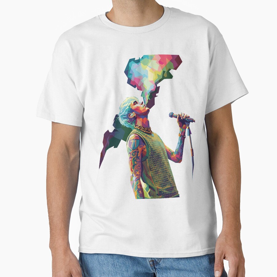 Mgk Pop Art Colorful T-shirt - Image 2