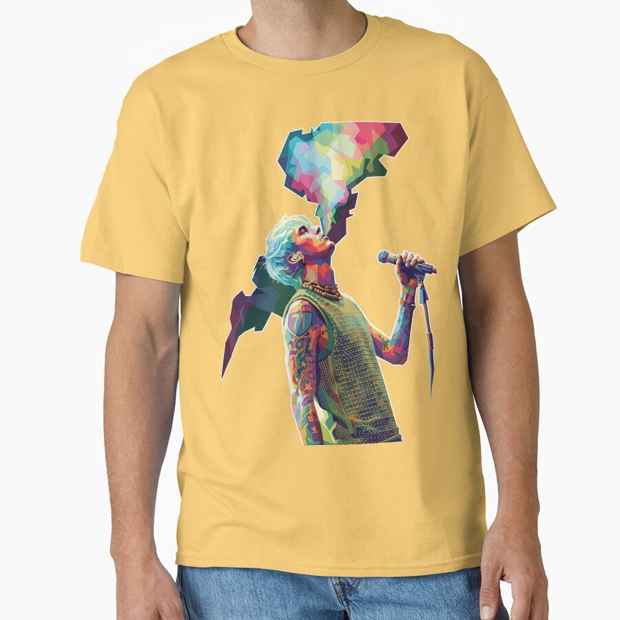 Mgk Pop Art Colorful T-shirt - Image 6