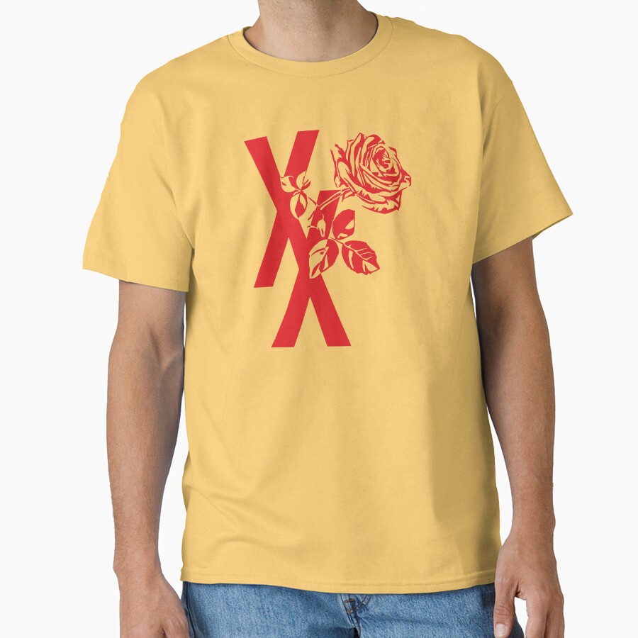 Mgk Xx Red Roise Flower T-shirt - Image 6