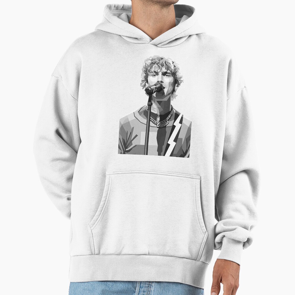 Mgk Grayscale Singing Hoodie - Image 2