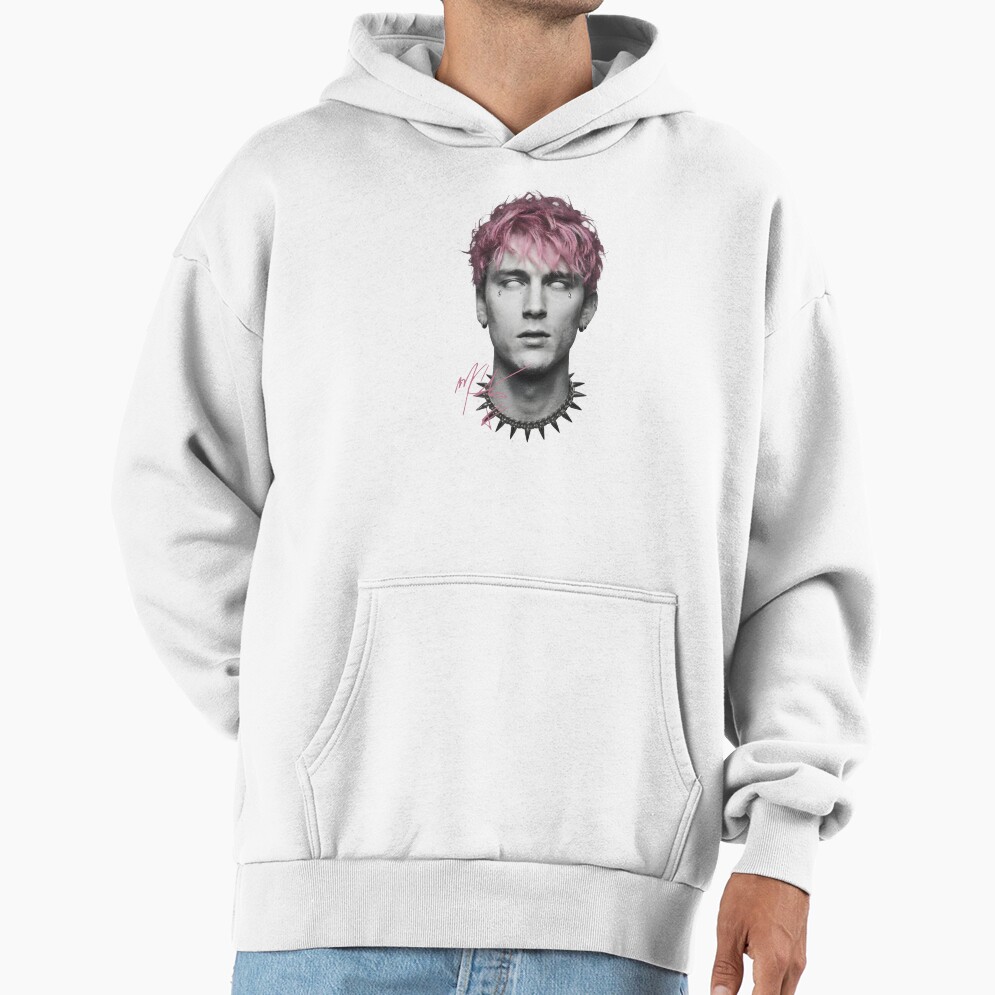 Mgk All-white Eyes Hoodie - Image 2