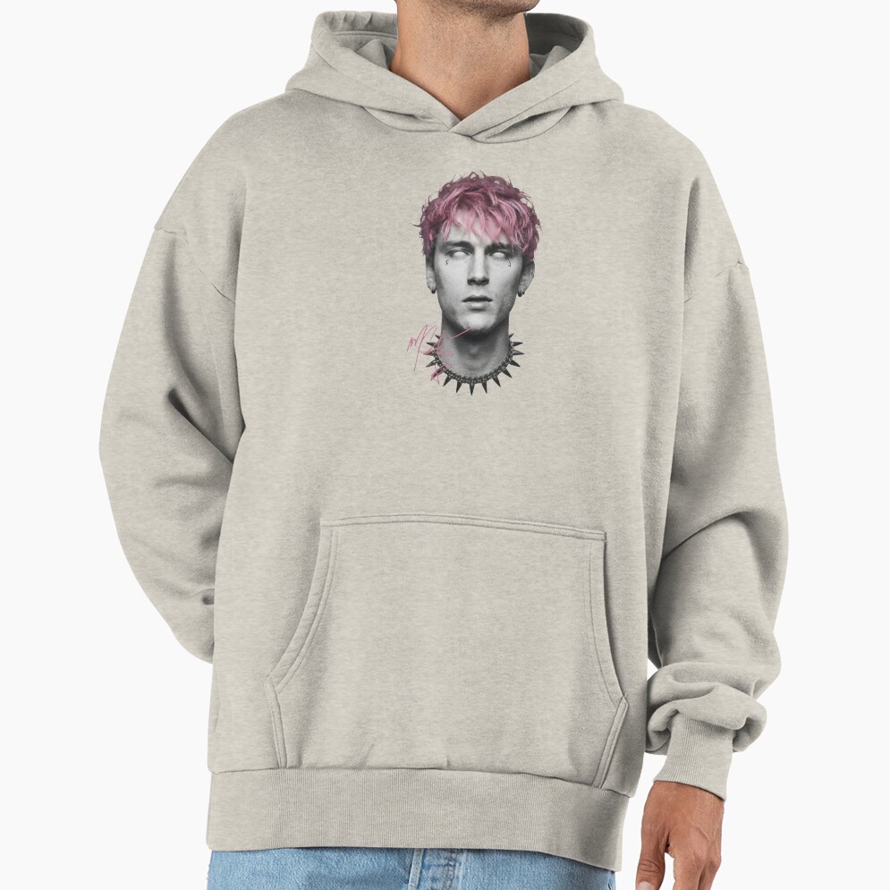 Mgk All-white Eyes Hoodie - Image 4
