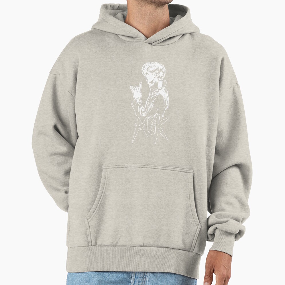 Mgk White Design Hoodie - Image 3