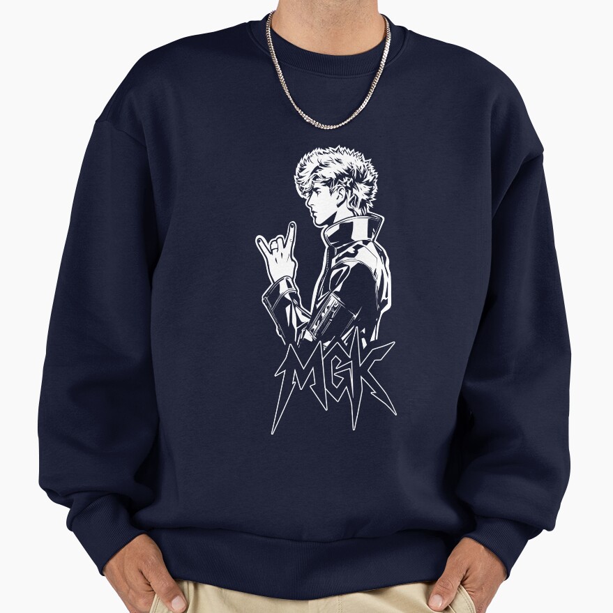 Mgk White Design Sweatshirt - Image 5