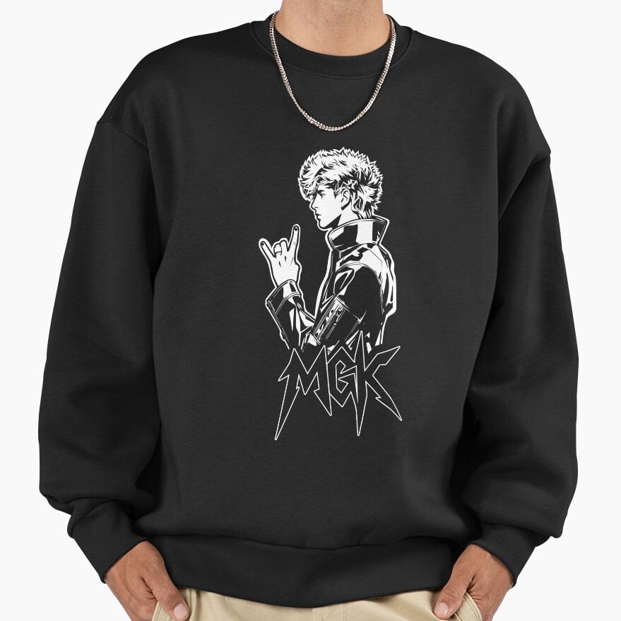 Mgk White Design Sweatshirt