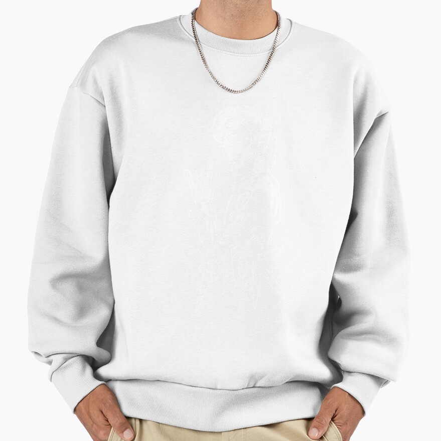 Mgk White Design Sweatshirt - Image 2