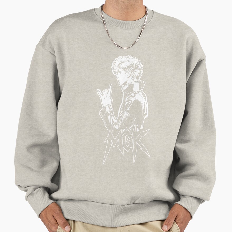 Mgk White Design Sweatshirt - Image 3