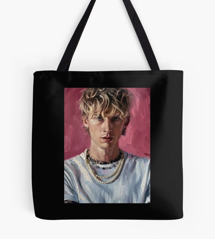 Mgk Oil Painting Handsome Tote Bag