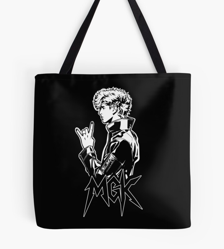Mgk White Design Tote Bag