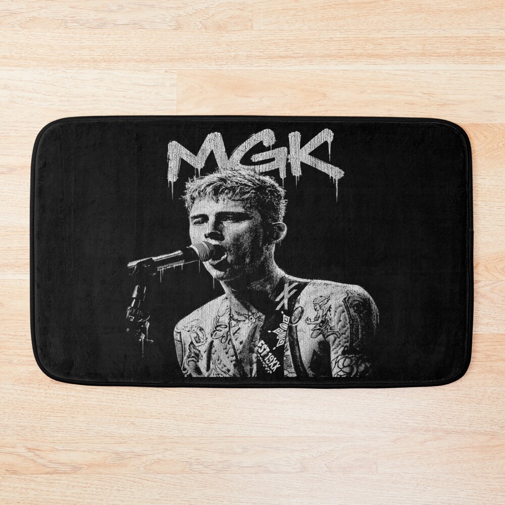 Mgk Singing On Stage Bath Mat