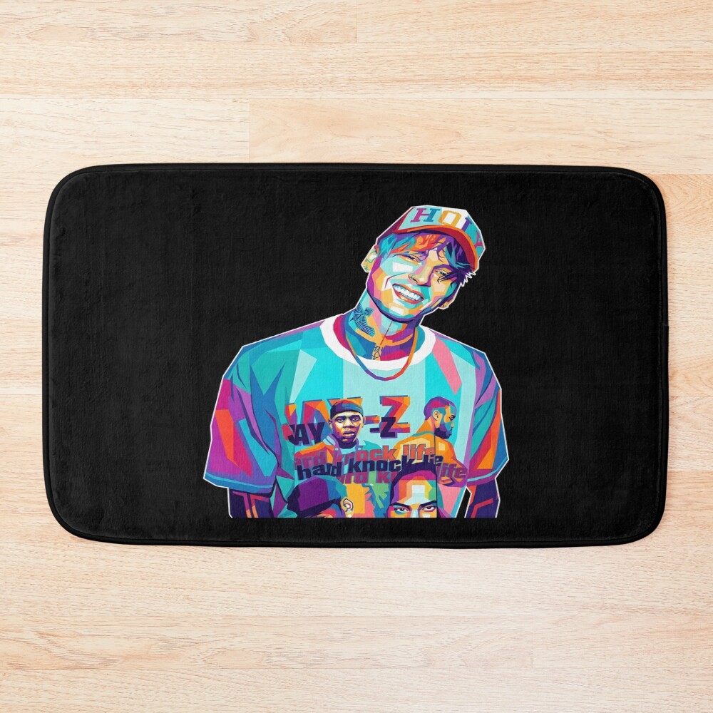 Mgk Pop Art Digital Bath Mat