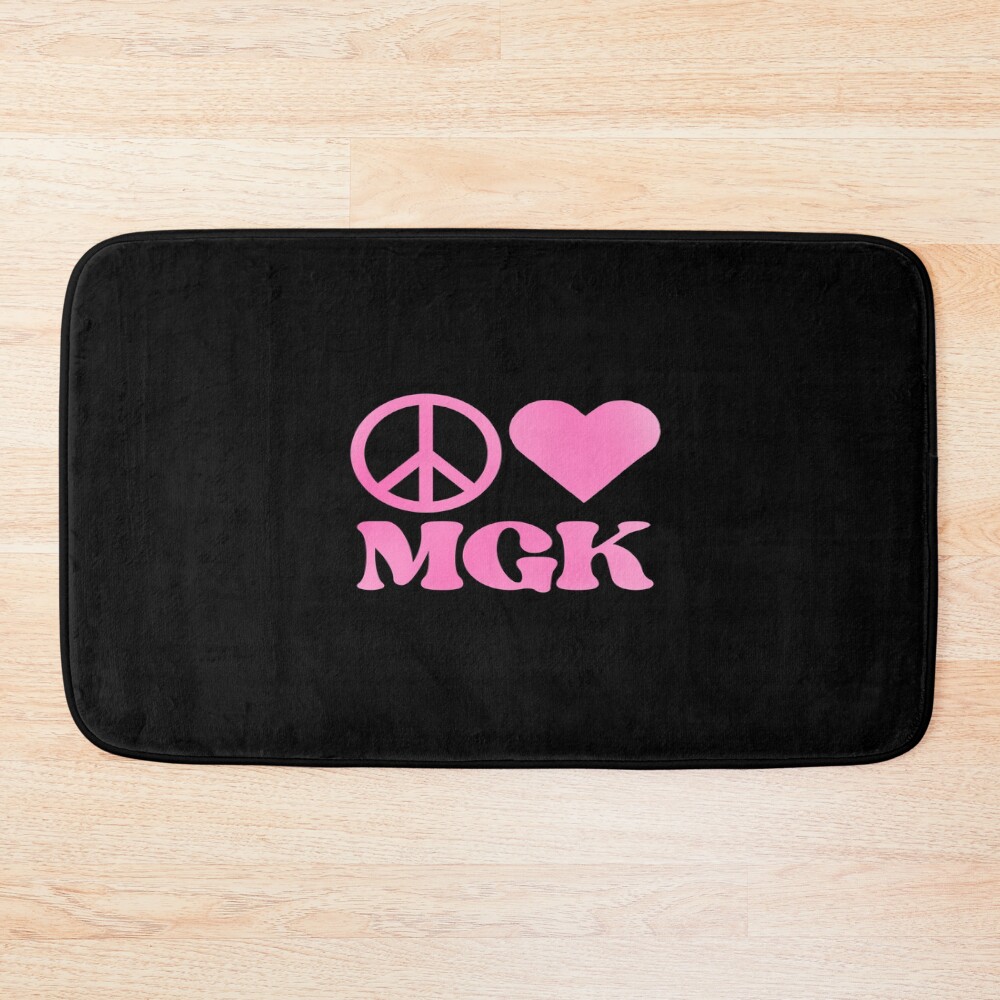 Peace Love Mgk Bath Mat
