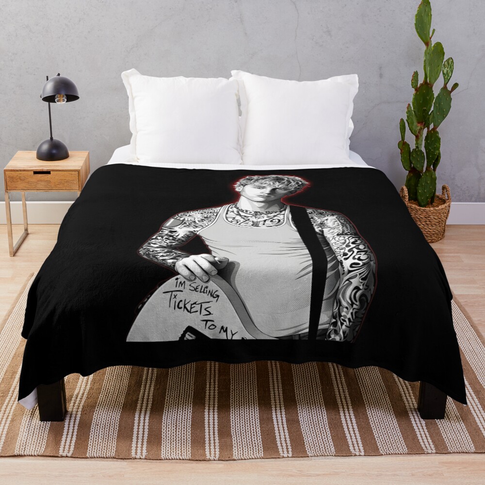Mgk Vector Illustration Throw Blanket