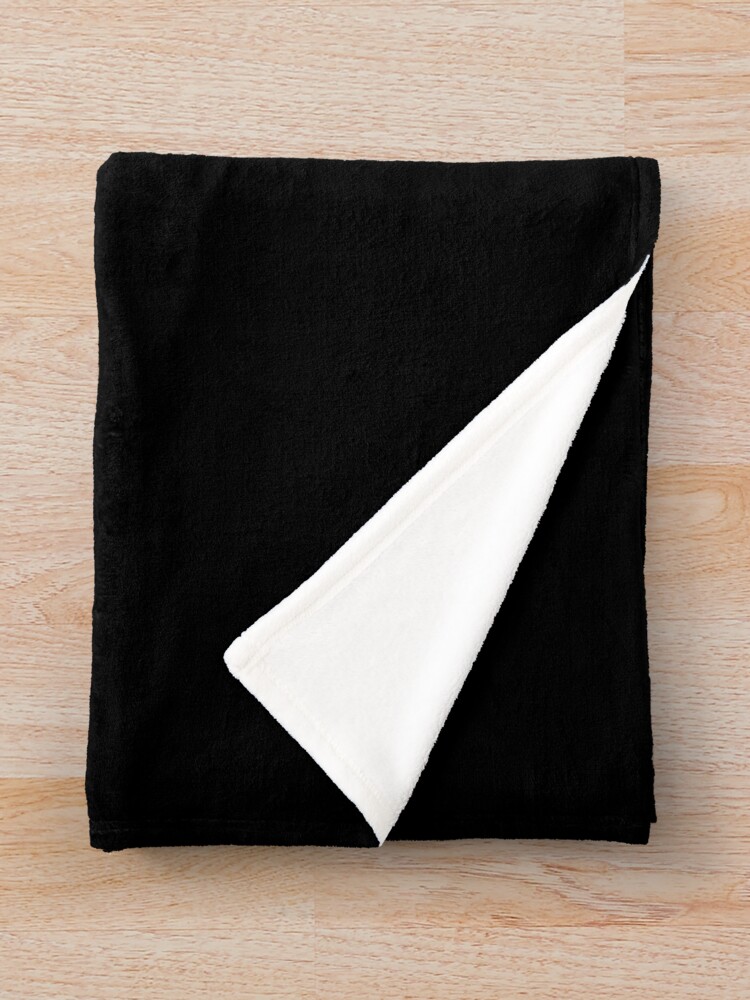 Mgk White Design Throw Blanket - Image 2