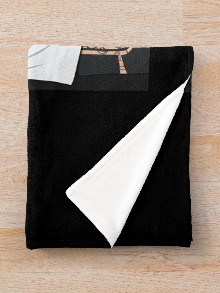 Mgk Vector Illustration Blonde Hair Throw Blanket - Image 2