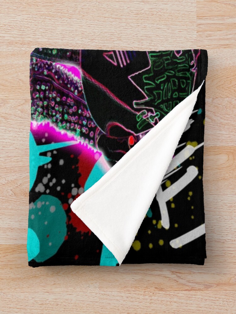 Mgk Illustration Throw Blanket - Image 2