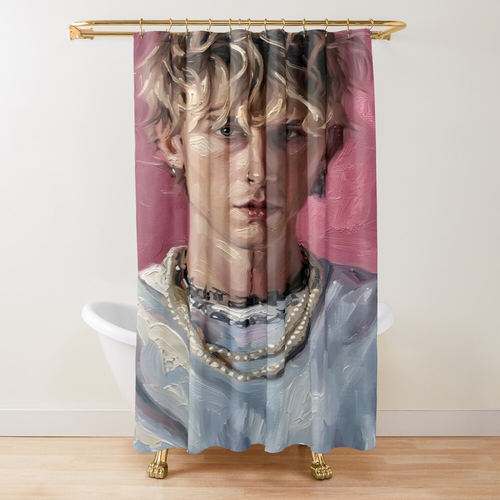 Mgk Oil Painting Shower Curtain