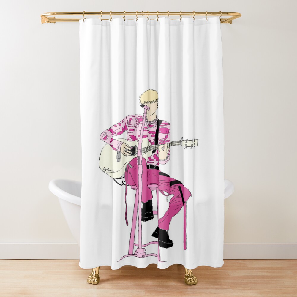 Machine Gun Kelly Xxmas Shower Curtain