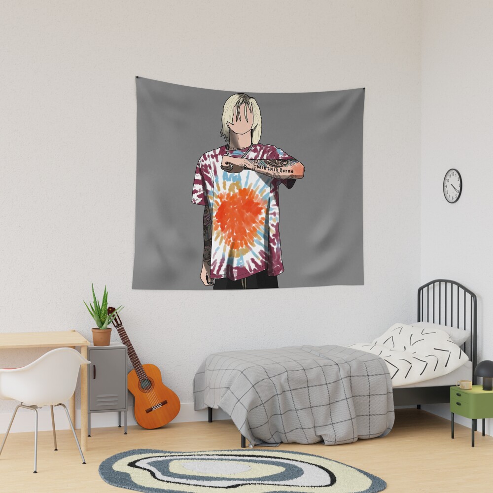 Born With Horns Tapestry