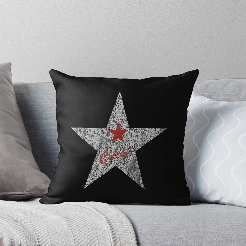 Mgk Super Star Throw Pillow